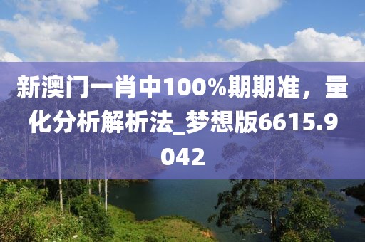 新澳门一肖中100%期期准，量化分析解析法_梦想版6615.9042