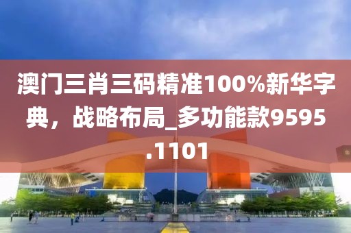 澳门三肖三码精准100%新华字典，战略布局_多功能款9595.1101