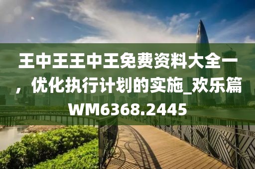 王中王王中王免费资料大全一，优化执行计划的实施_欢乐篇WM6368.2445