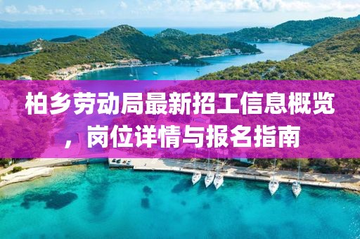 柏乡劳动局最新招工信息概览，岗位详情与报名指南