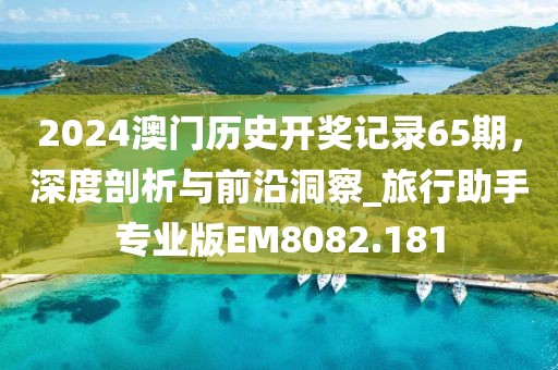 2024澳门历史开奖记录65期，深度剖析与前沿洞察_旅行助手专业版EM8082.181