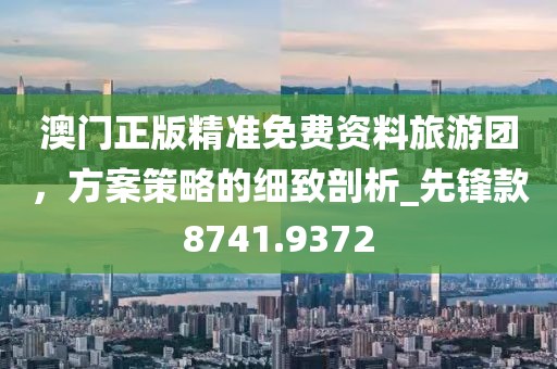 澳门正版精准免费资料旅游团，方案策略的细致剖析_先锋款8741.9372